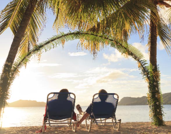 Bob Ritter's blog 150 image 1 wealthy retired couple sitting on the beach