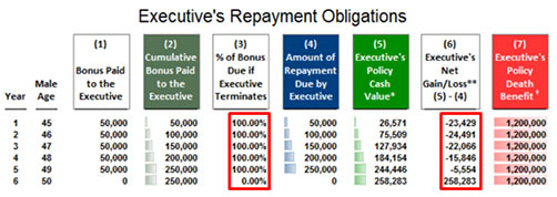 executives repayment obligations image