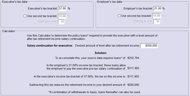 Bob Ritter's Blog #182 endorsement split dollar with salary continuation at retirement InsMark module image