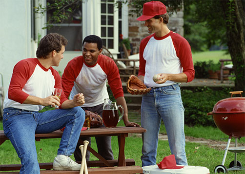 prospecting among friends at a bbq